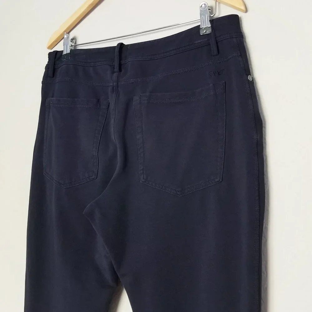 Swet Tailor All In Pants Men's 34x34 Navy Blue Comfort Preppy Stretch Athleisure